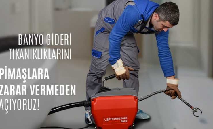 Küvet ve Duş Teknesi Tıkanıklığı Açma